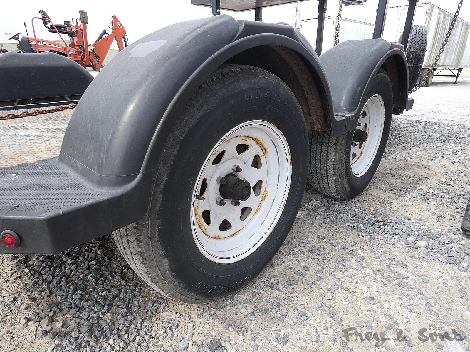 2010 MMDT S/A Job Trailer, SN:5631B1720GM014968, for Walk Behind Skid Steer