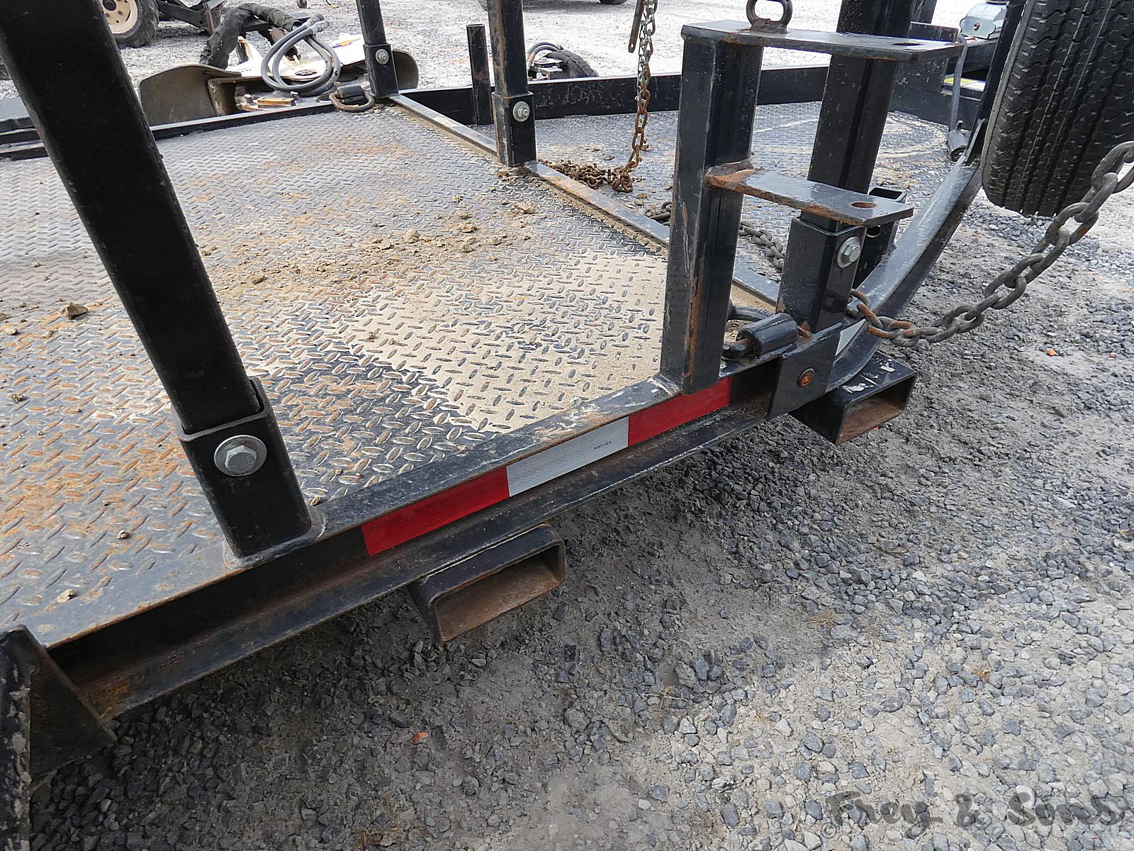 2010 MMDT S/A Job Trailer, SN:5631B1720GM014968, for Walk Behind Skid Steer