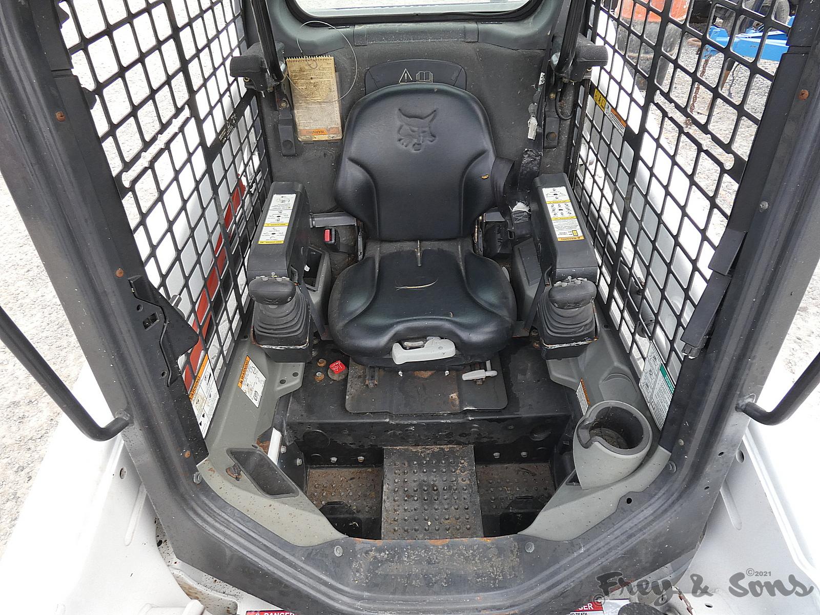 2015 Bobcat S550 Skidloader, SN AHGM11748, OROPS, Joysticks, Keypad, Aux. H