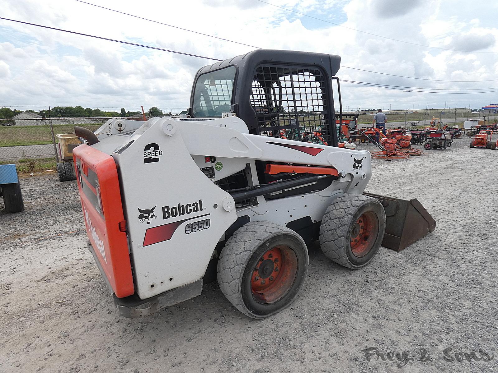 2015 Bobcat S550 Skidloader, SN AHGM11748, OROPS, Joysticks, Keypad, Aux. H