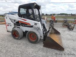 2015 Bobcat S550 Skidloader, SN AHGM11748, OROPS, Joysticks, Keypad, Aux. H