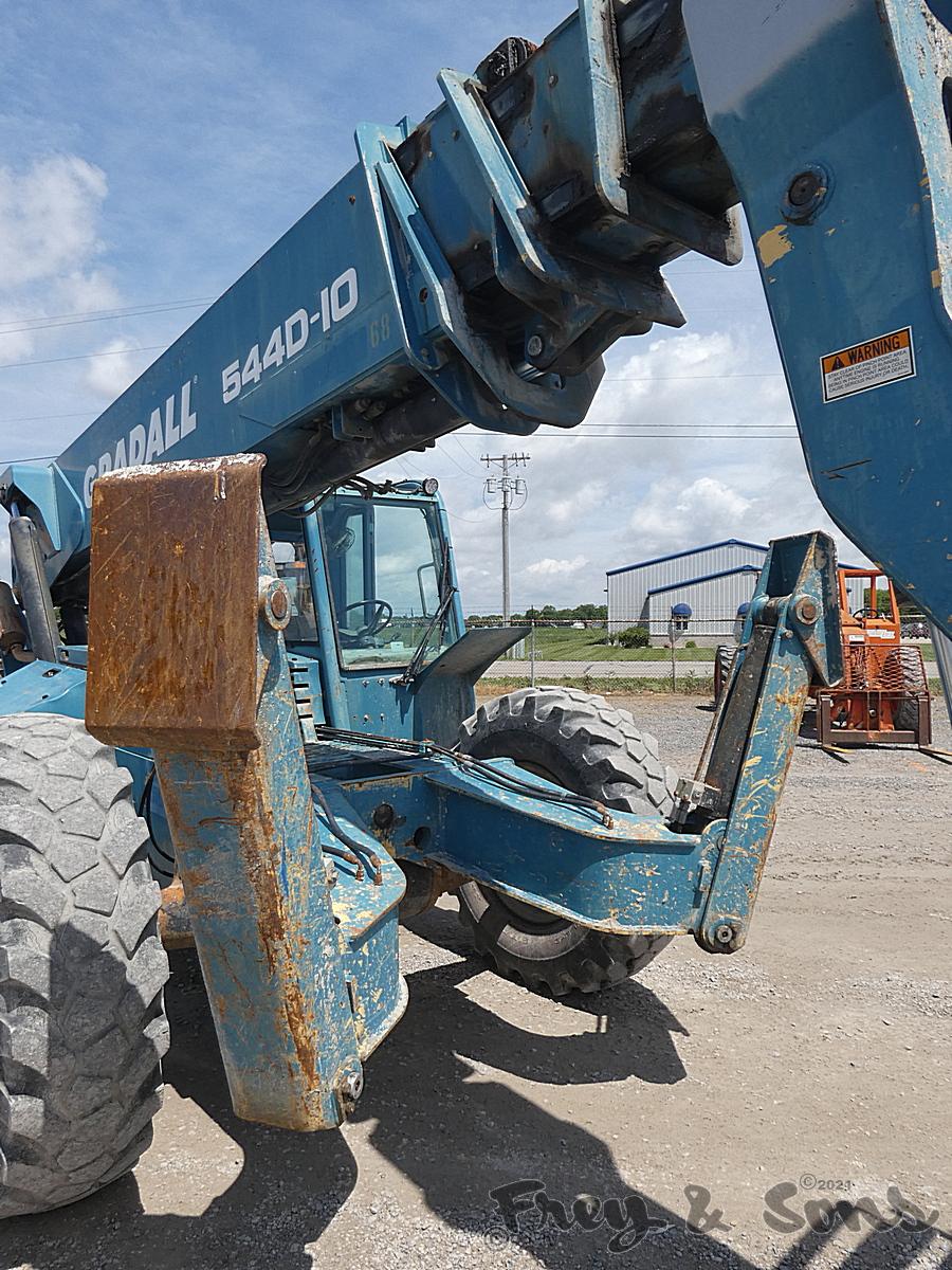 2002 Gradall 544D-10 Telescopic Forklift, SN 455183, EROPS, Cummins, Outrig