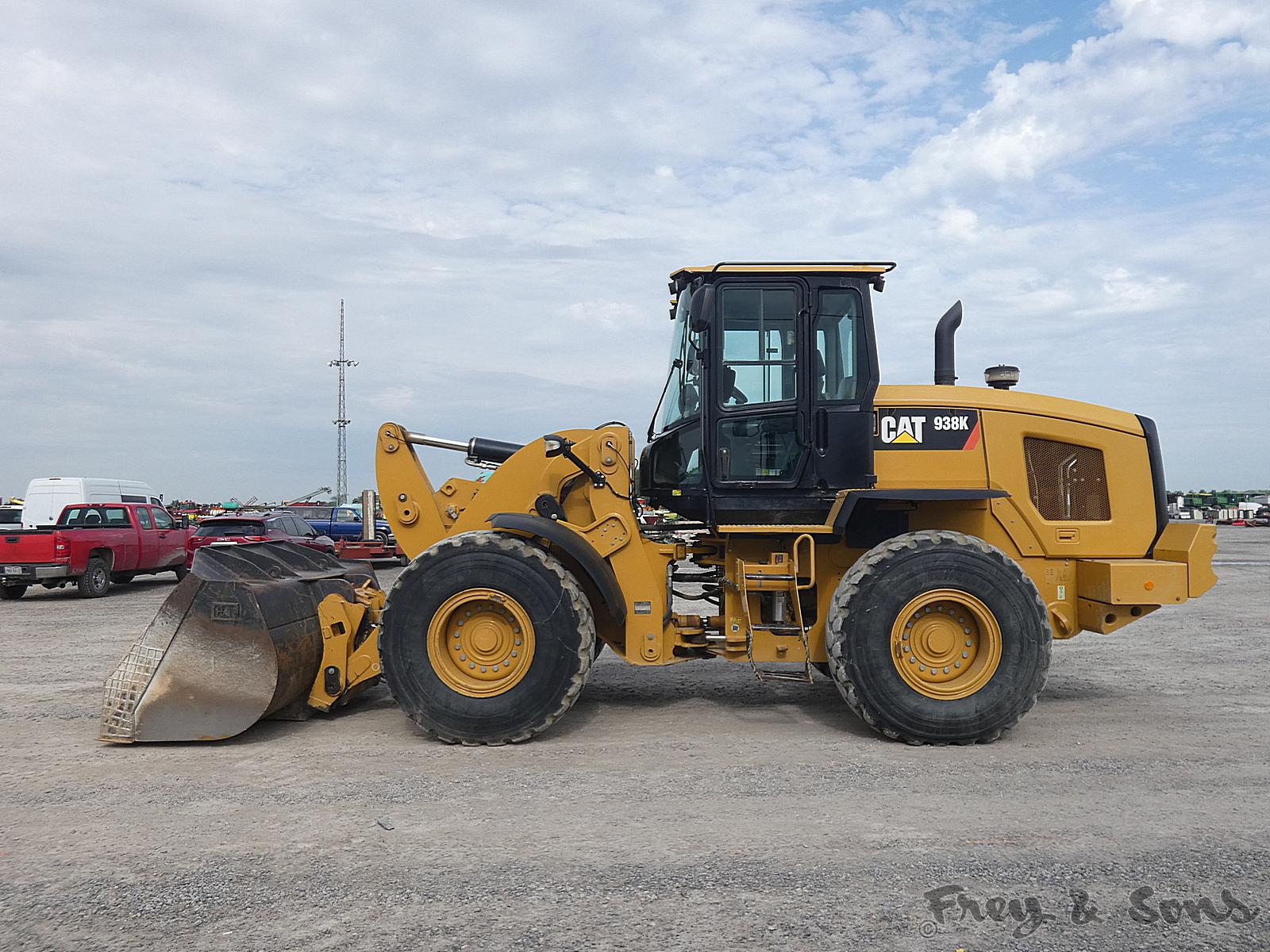 2012 Caterpillar 938K Wheel Loader, SN SWL00267, EROPS w/ Air, Fusion QT GP