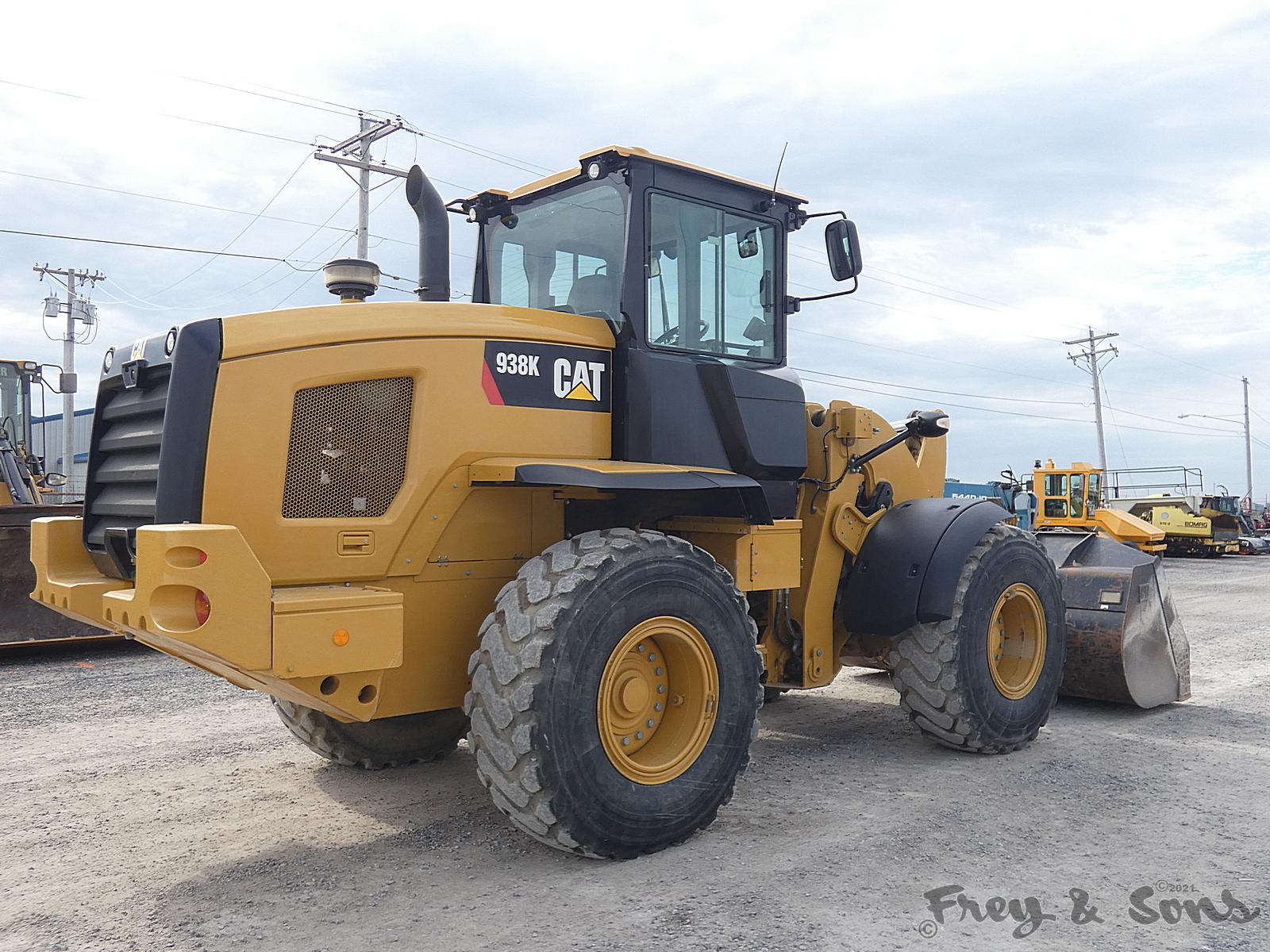 2012 Caterpillar 938K Wheel Loader, SN SWL00267, EROPS w/ Air, Fusion QT GP