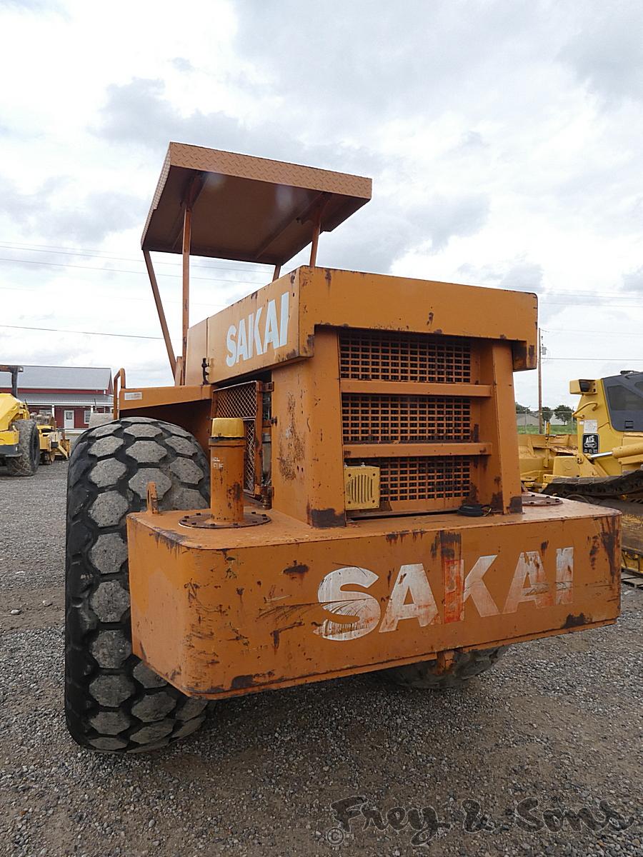 1992 Sakai SV91D Smooth Drum Compactor, SN:30355, Isuzu Diesel, ROPS, 84''