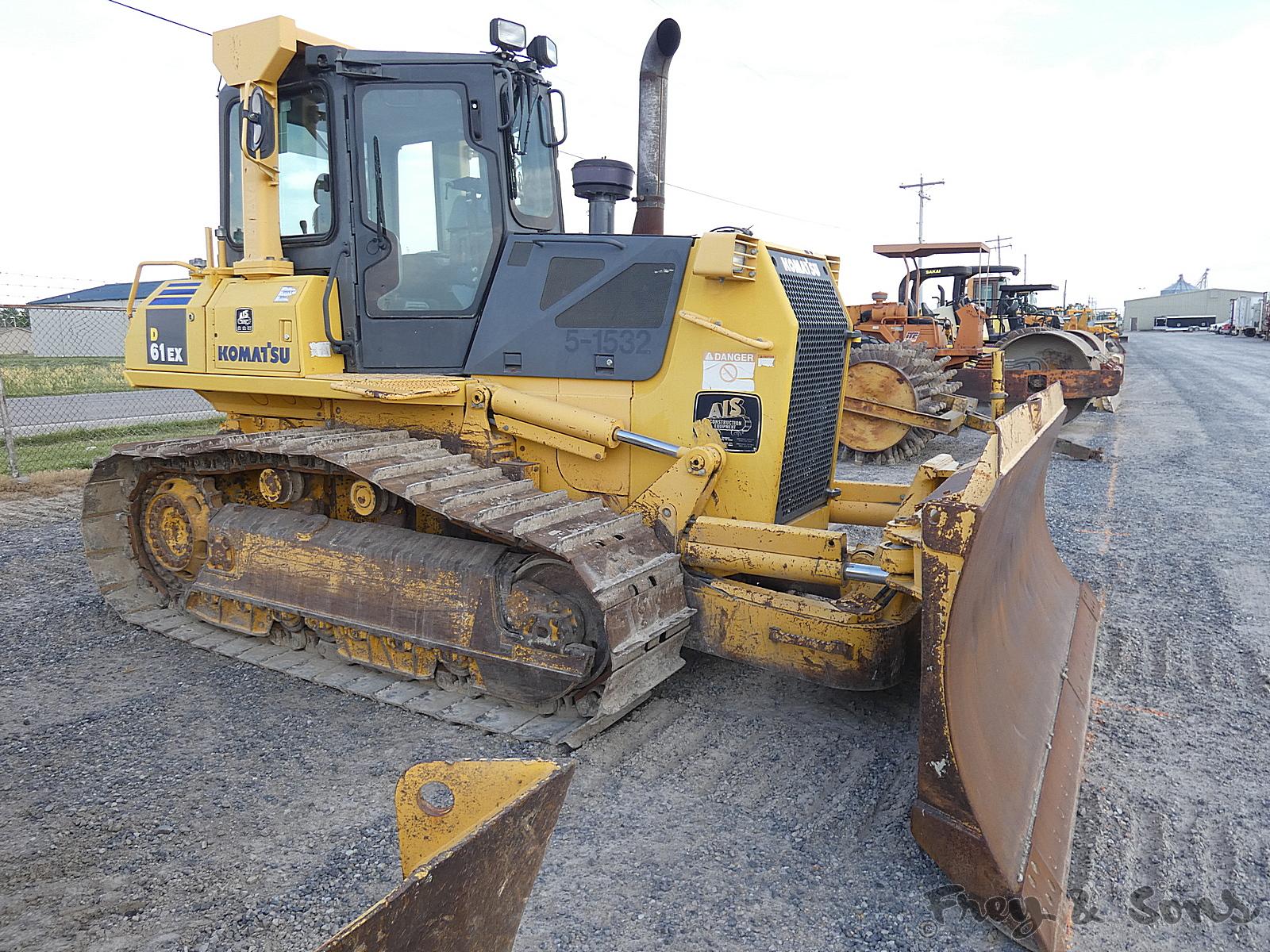 2011 Komatsu D61EX-15EO Dozer, SN:B46668, EROPS, 6 way blade, Wired for Top