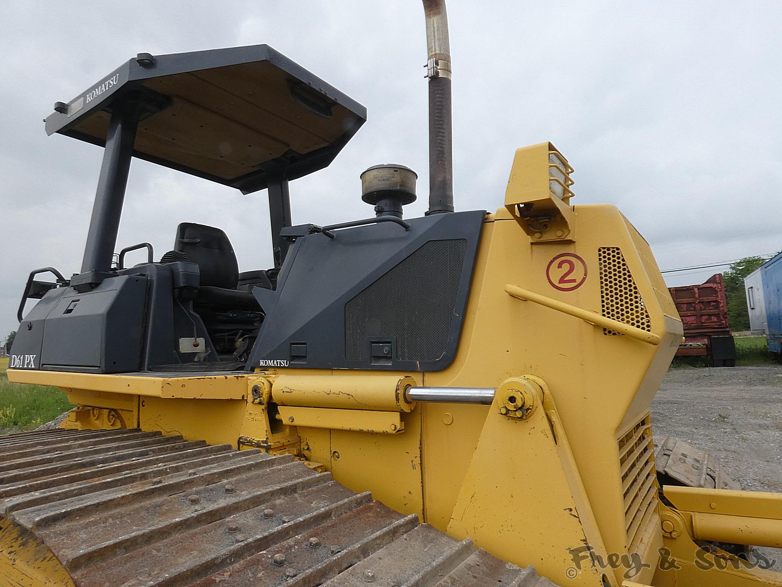 2000 Komatsu D61-PX12 Dozer, SN:B1527, ROPS, 6 way blade, 7625 hrs.