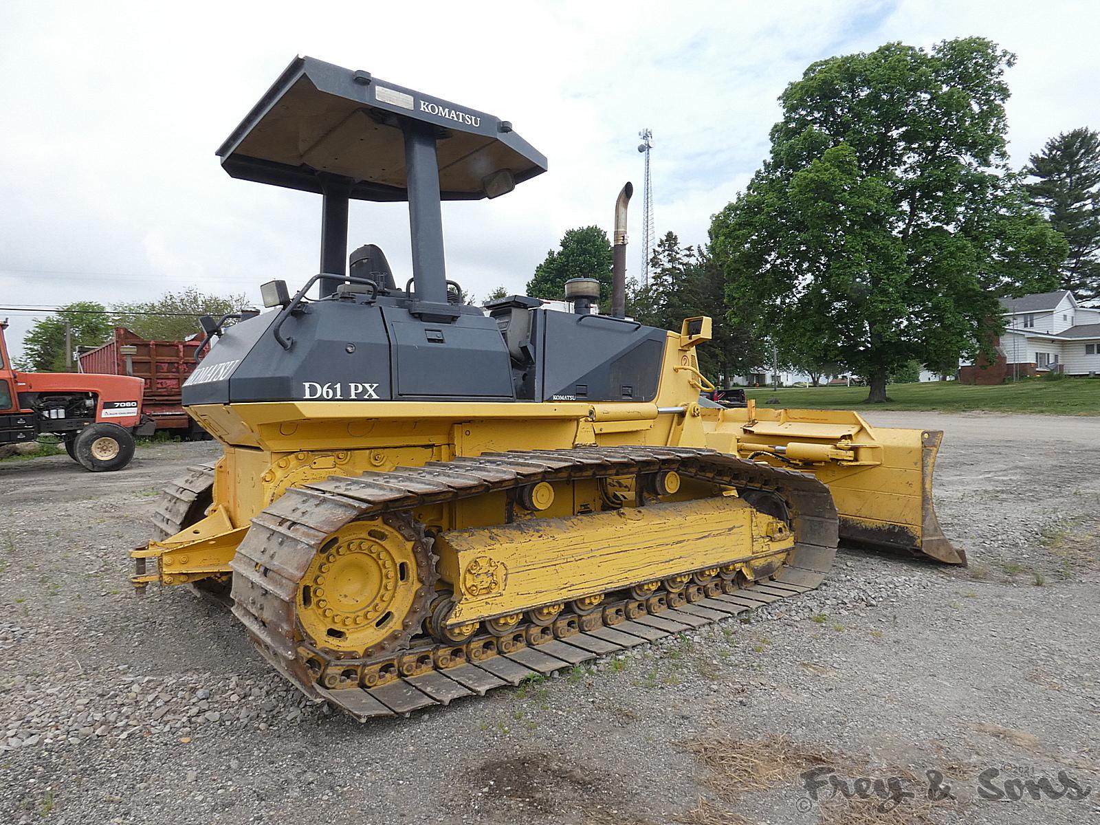 2000 Komatsu D61-PX12 Dozer, SN:B1527, ROPS, 6 way blade, 7625 hrs.