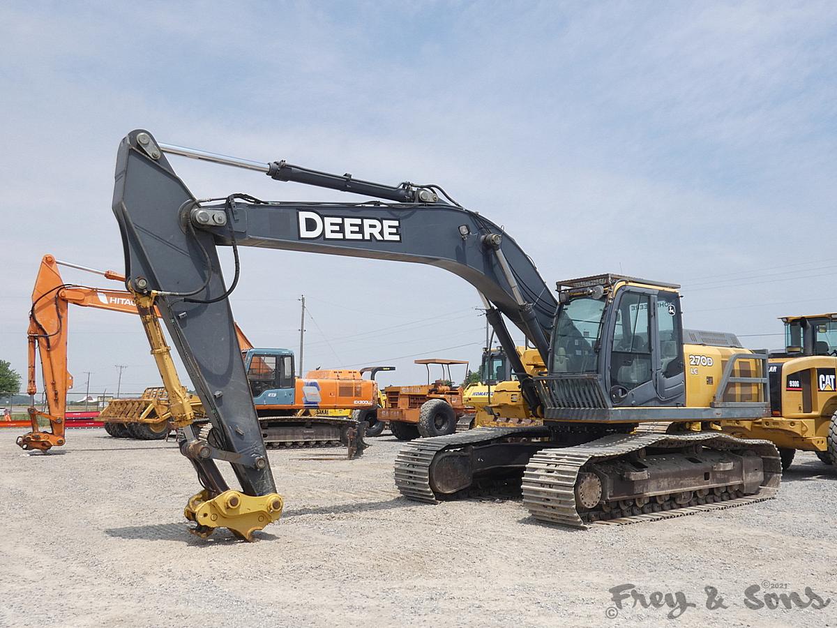 2006 Deere 270D LC Hydraulic Excavator, SN:703182, Quick Coupler w/ 54'' bu