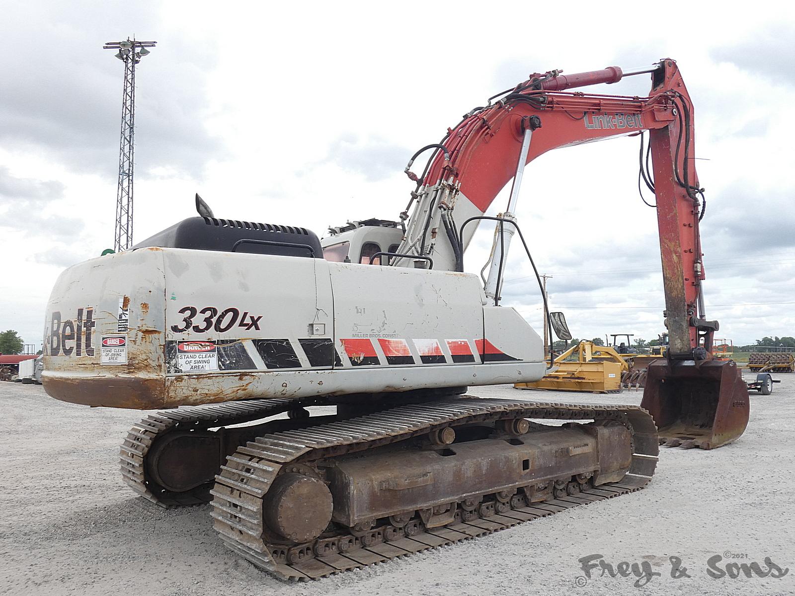 2006 Link Belt 330LX Hydraulic Excavator, SN K6J6-0642, Cab/Air, Aux. Hyd,