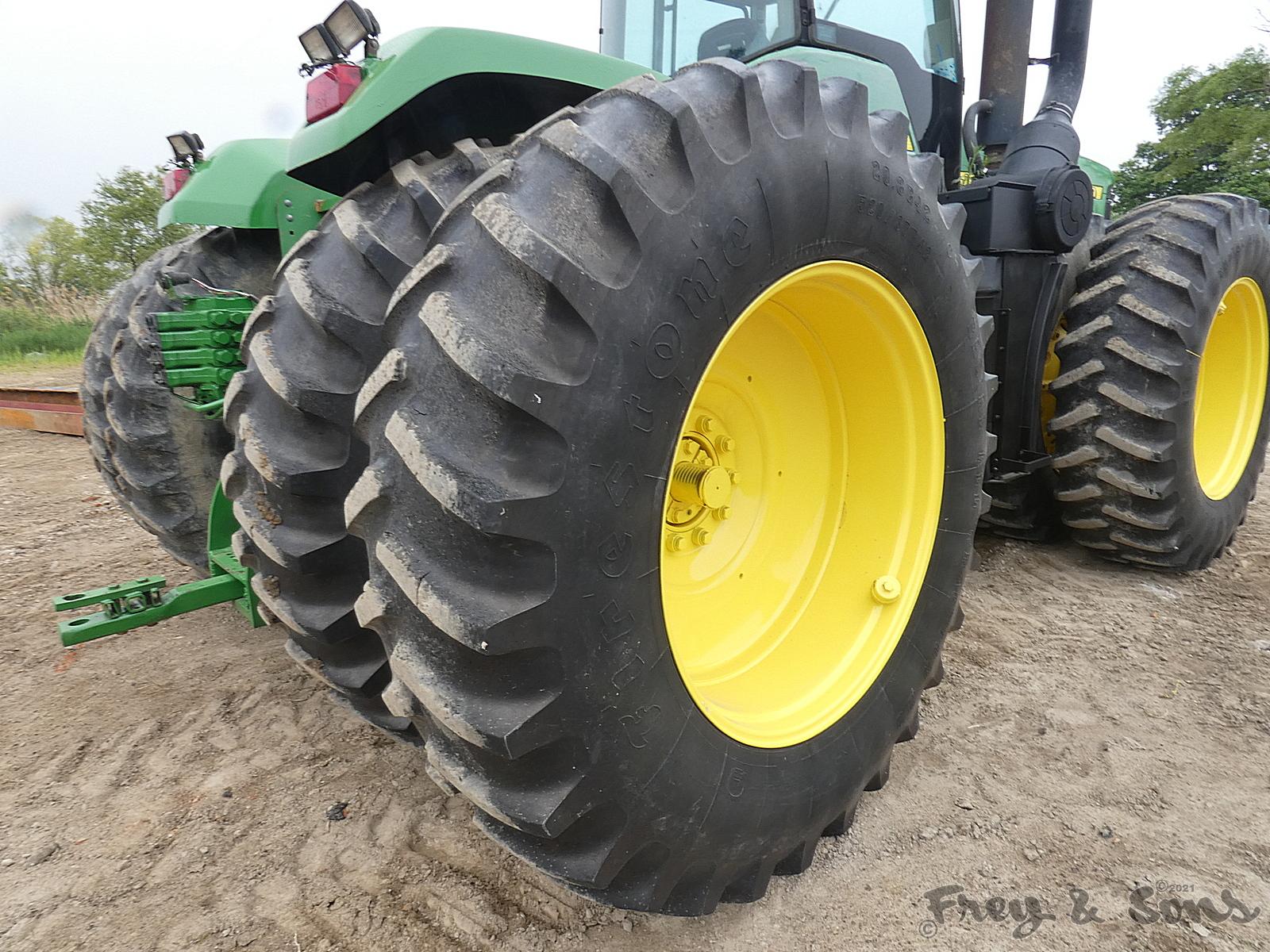 John Deere 9300 4x4 Tractor, SN RW9300P001349, Cab/Air, Powershift, (4) Hyd