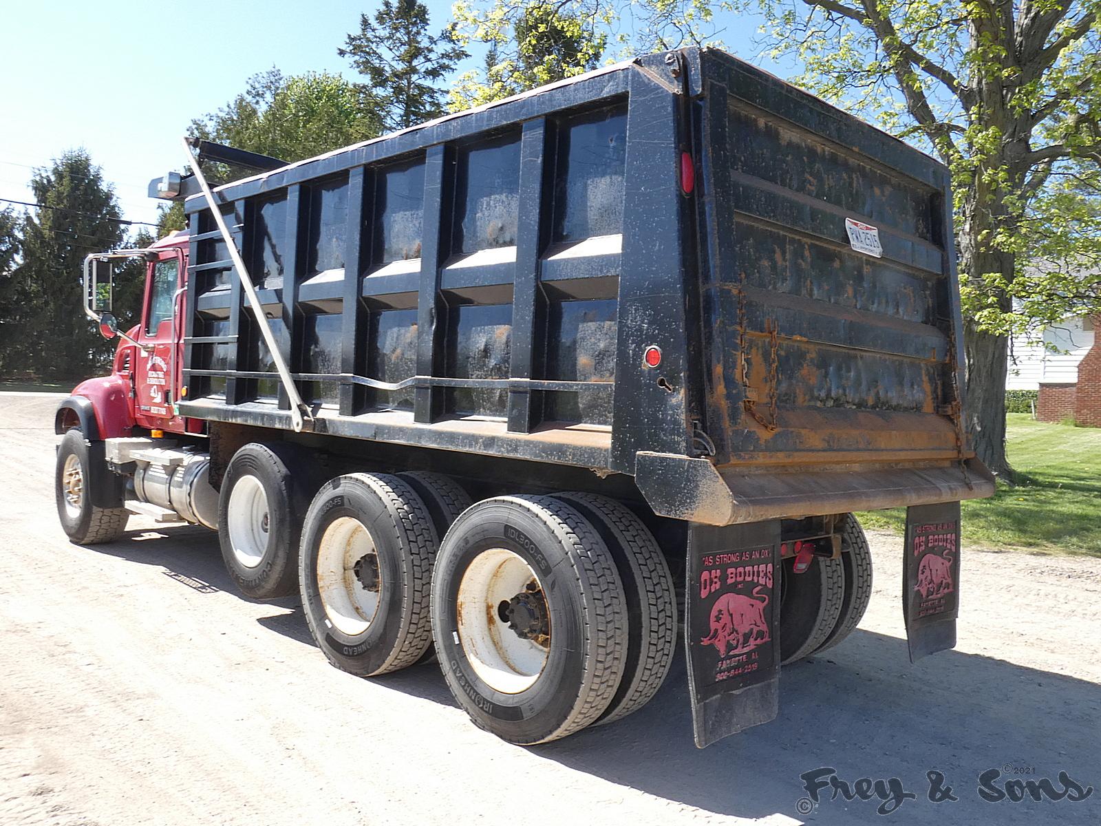 2005 Mack CV713 Granite Triaxle Dump Truck, SN:1M2AG11C85M033404, Mack AI-4