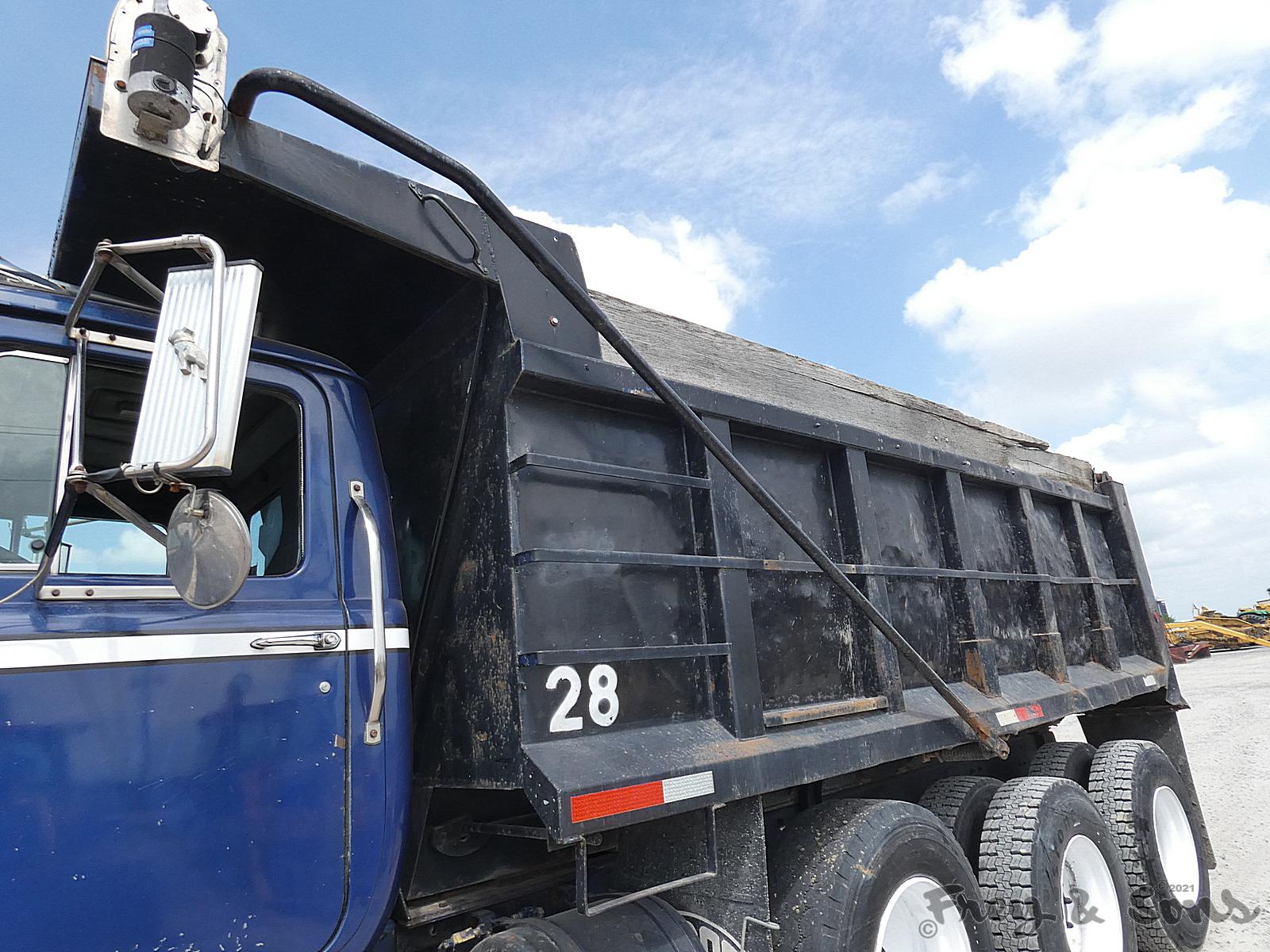 1995 Mack RD688S Triaxle Dump Truck, SN:1M2P267C45M022649, Mack E7 350 Dies