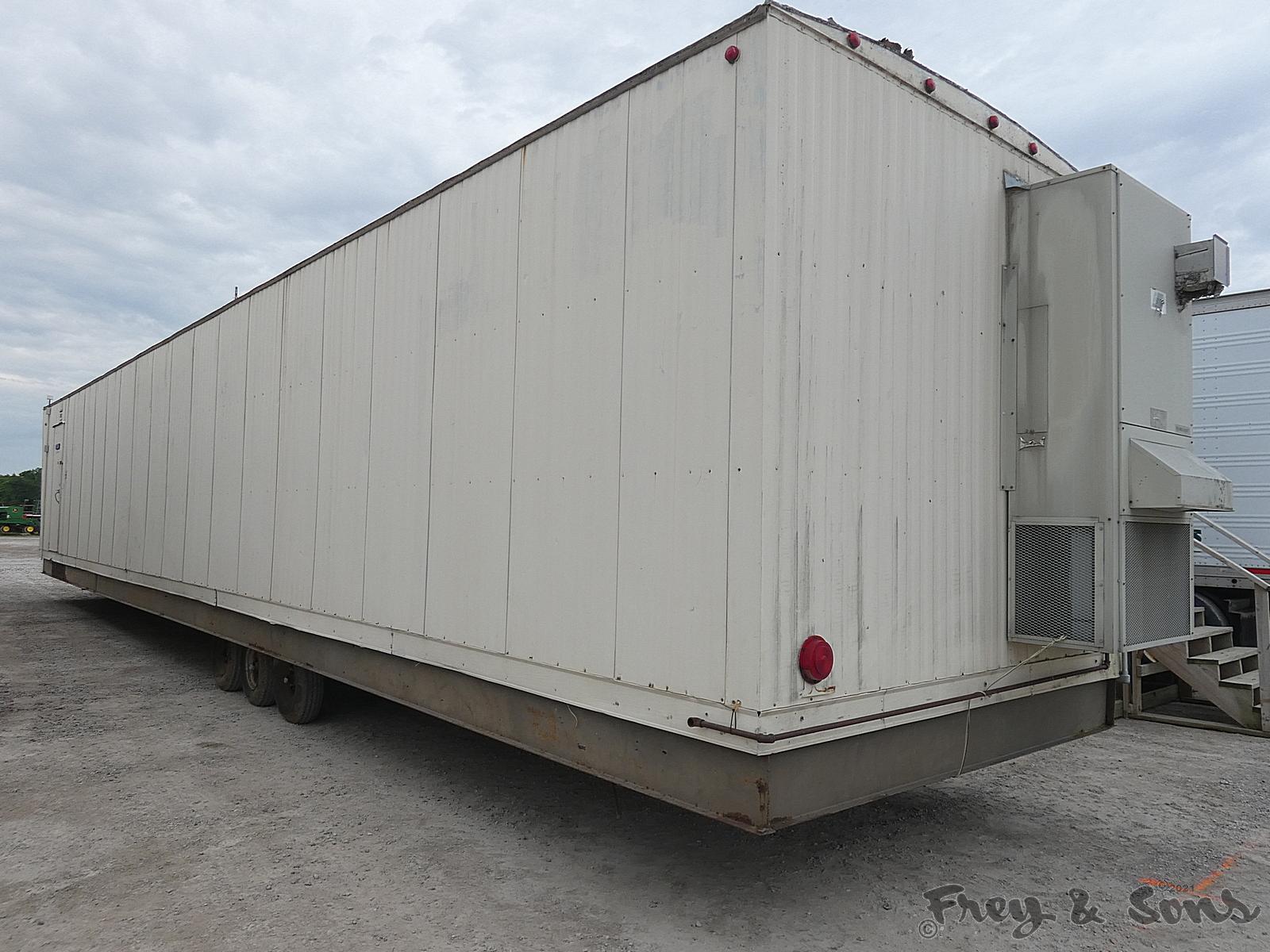 53'+ Office Trailer, w/ Desks & Furnishings