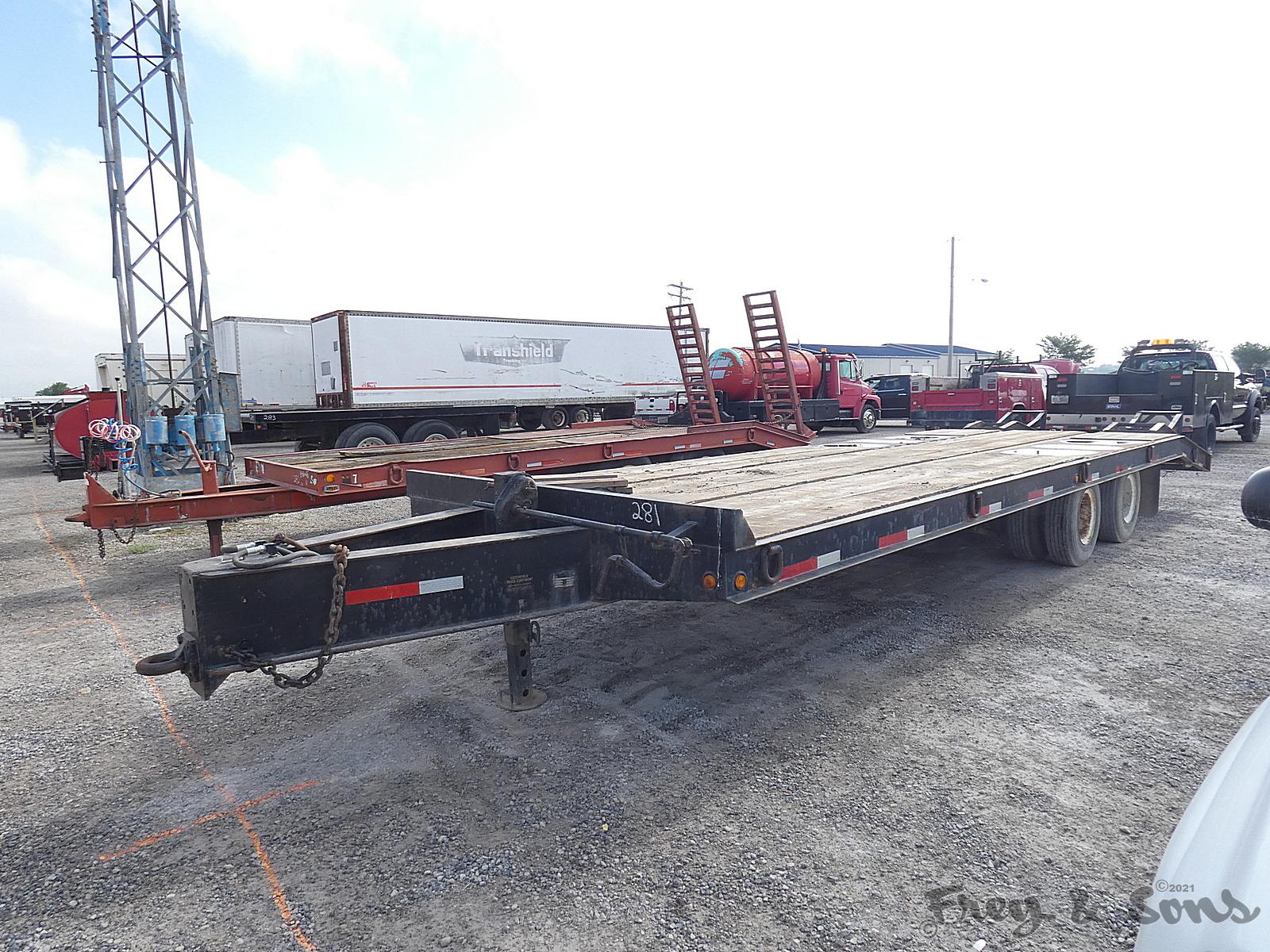 1996 Better Built 20 Ton Tag Trailer, SN:4MNDP292XT0001218, 102''x24' Deck,