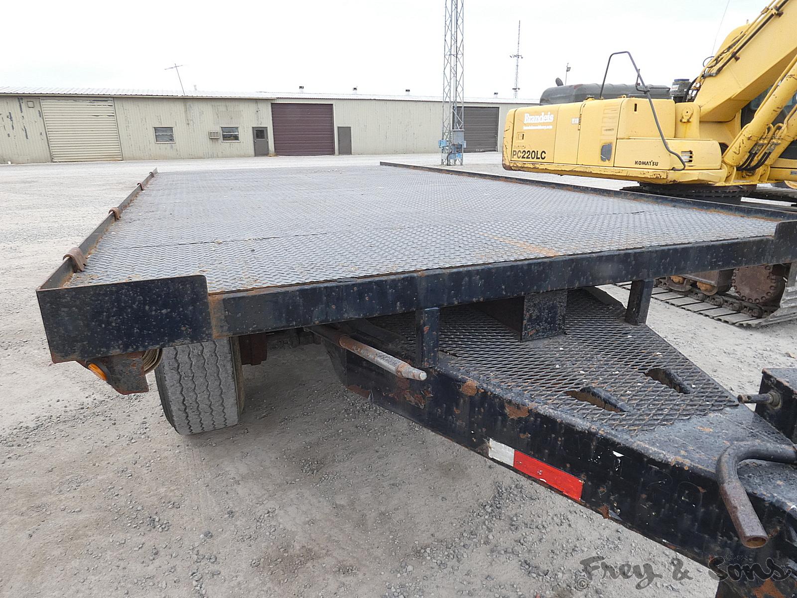 1990 Cedar Pup Trailer, SN:900196, Shop Modified for HD Form Trailer, Pintl