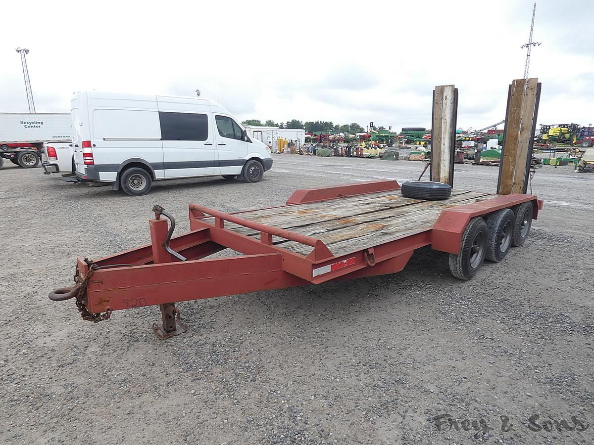 Stiger Triaxle Tag Trailer, SN:02915, Ramps, Pintle