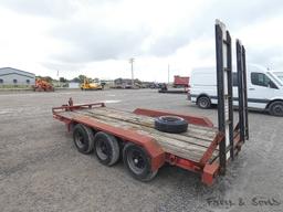 Stiger Triaxle Tag Trailer, SN:02915, Ramps, Pintle