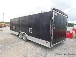 2015 RC 30' Enclosed Trailer, SN:56VBE2927FM615928, Front & Rear Drop Ramp