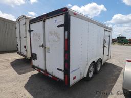 1998 Pace 7' x 14' T/A Enclosed Trailer, SN:40LUB1424WP045319, Swing Doors