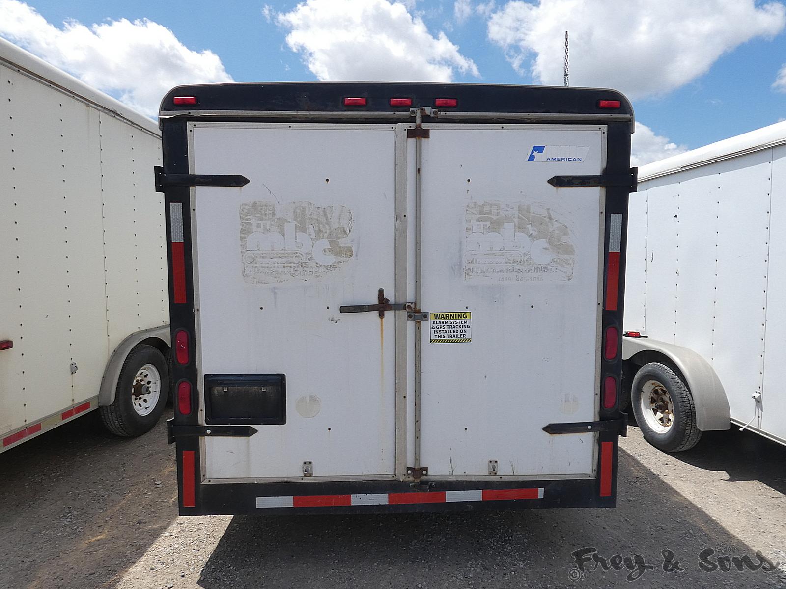 1998 Pace 7' x 14' T/A Enclosed Trailer, SN:40LUB1424WP045319, Swing Doors