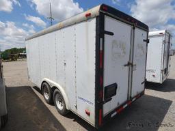 1998 Pace 7' x 14' T/A Enclosed Trailer, SN:40LUB1424WP045319, Swing Doors