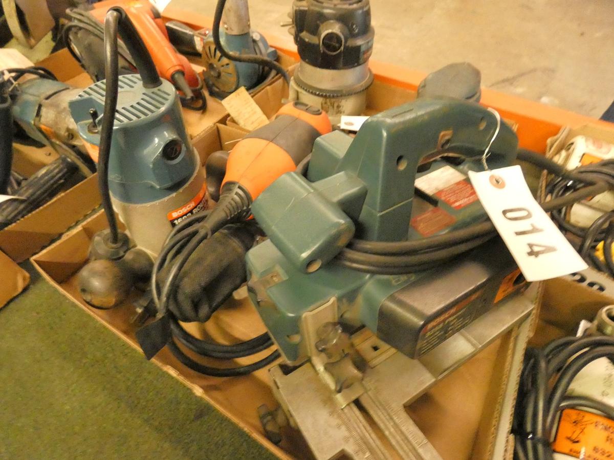 Router, Planer & Pad Sander