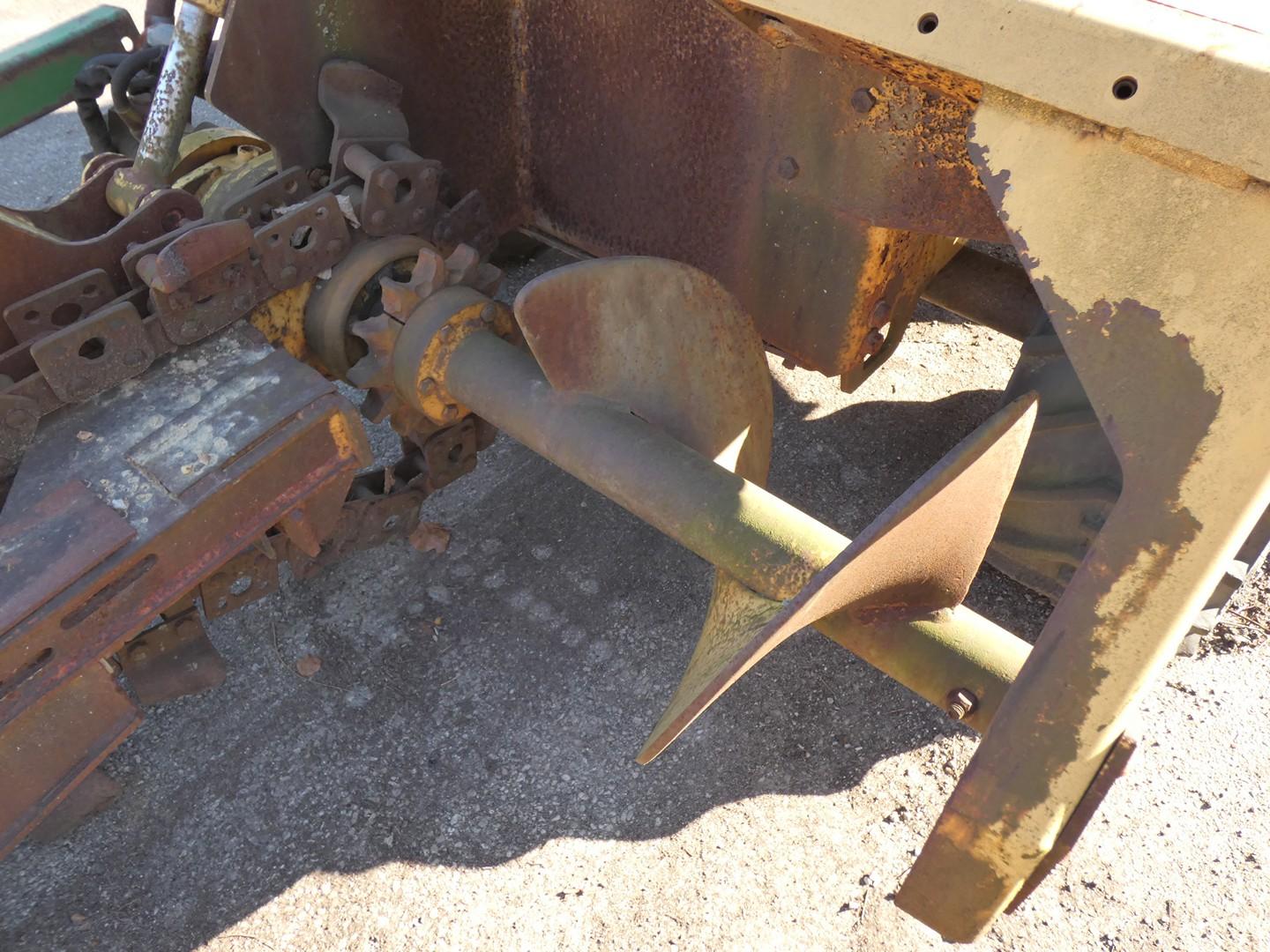 Vermeer V3550 RT Trencher, SN:382, Duetz Diesel (not running), Rear trenche