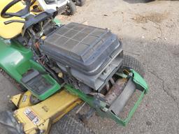 JD 345 Garden Tractor, SN:003458022456, 54'' Deck, No hood.