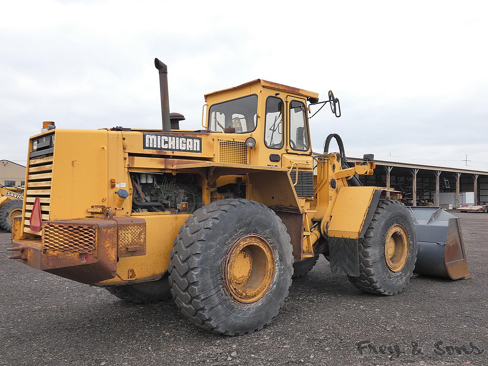 Michigan L120 Rubber Tired Loader, SN:60504, EROPS, QT GP Bucket, Scale, *B