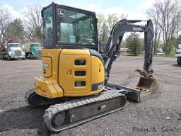 2019 John Deere 35G Mini Excavator, SN:1FF035GXAKK286417, EROPS, Angle Blad