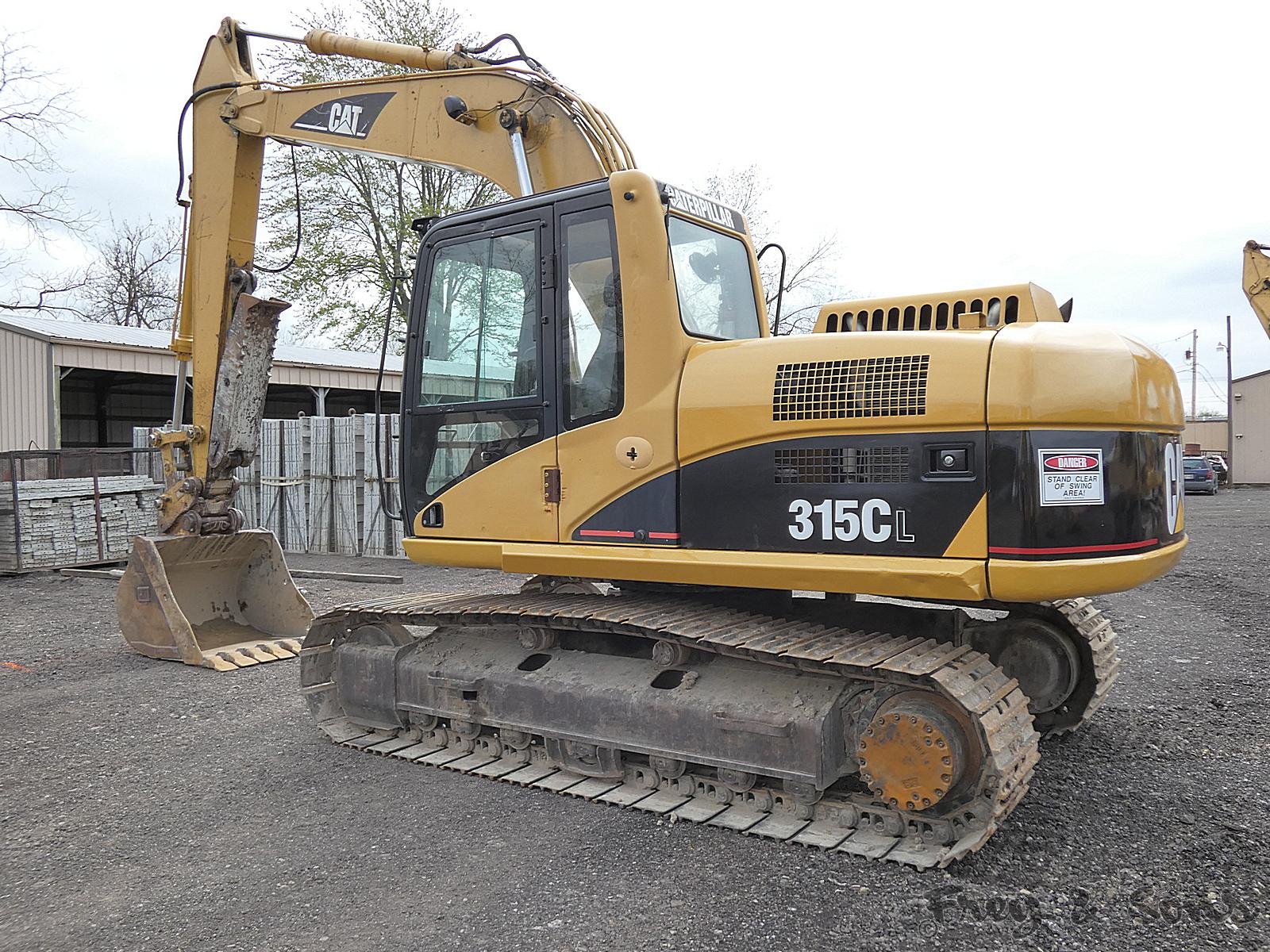 2005 Caterpillar 315C Hydraulic Excavator, SN:CJC02734, Cab / air, Cat QT &