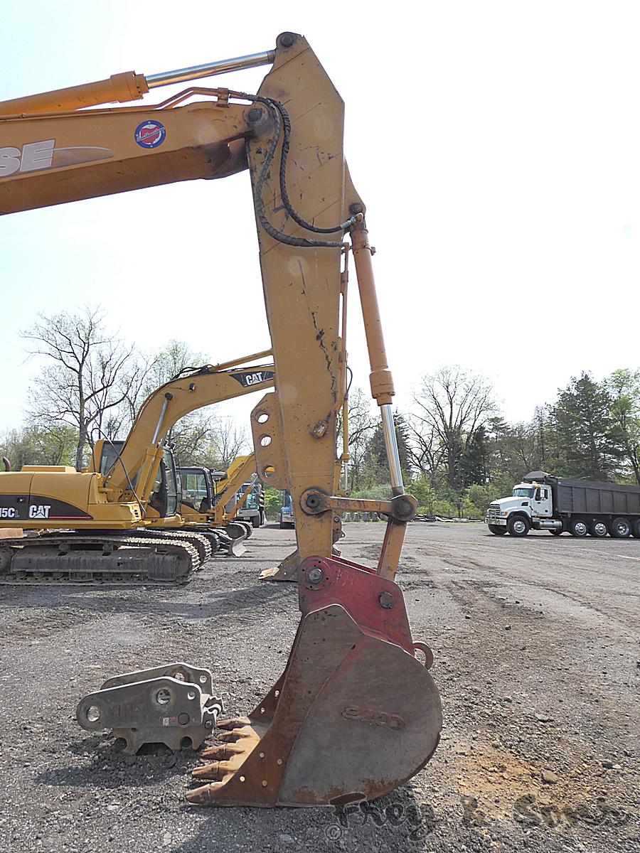 2009 Case CX160B Hydraulic Excavator, SN:5N9SAF1569, Bucket & QT Unit (off