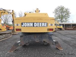 John Deere 595D RT Excavator, SN:001521, ESCO QT w/ 24'' Bucket, reads 2,97
