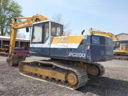 Komatsu PC200-5 Hydraulic Excavator, SN:T00309, Aux. Hyd, QT with 48'' Buck