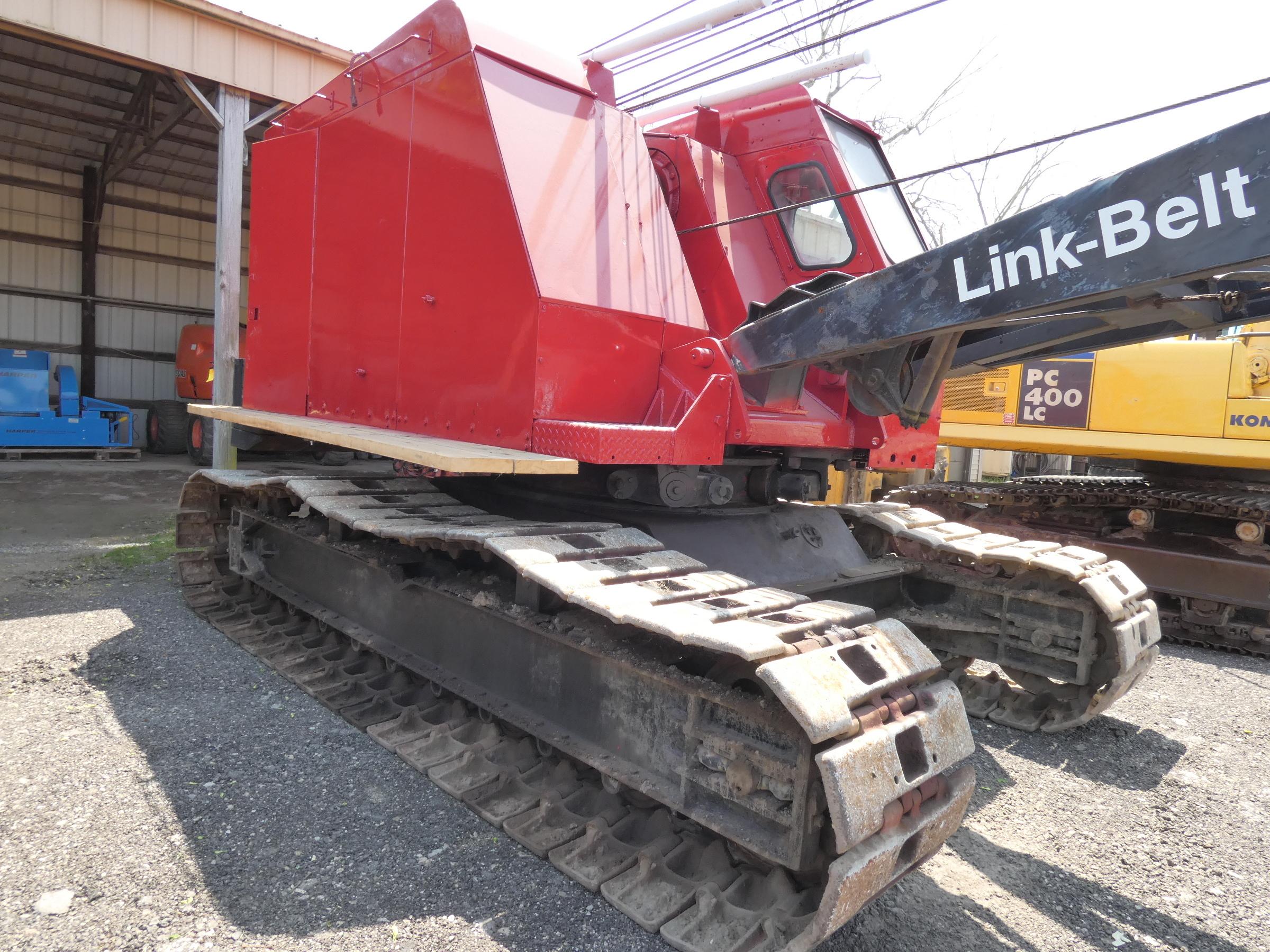 Linkbelt LS98 Crawler Crane, SN:9LR-3580, Cat Diesel, 20' Base & Tip+15' Se