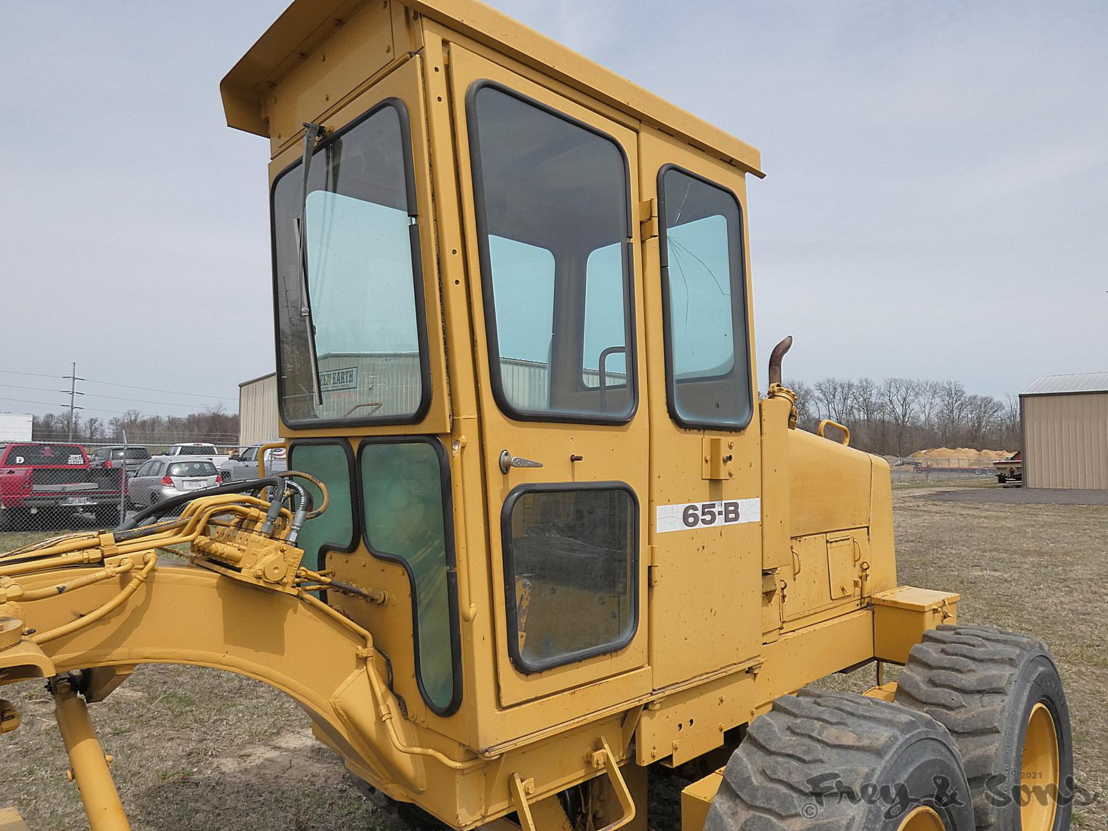 1989 Fiat Allis 65B Motor Grader, SN:68C04317, Diesel, Cab