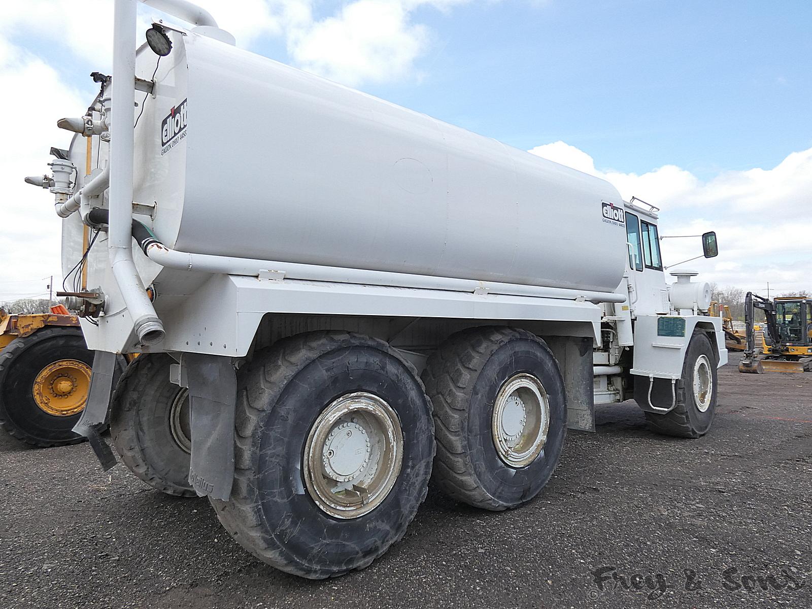 1996 Terex 3066 6x6 Offroad Water Truck, SN:?, Cummins, Elliot Tank, Cab Co