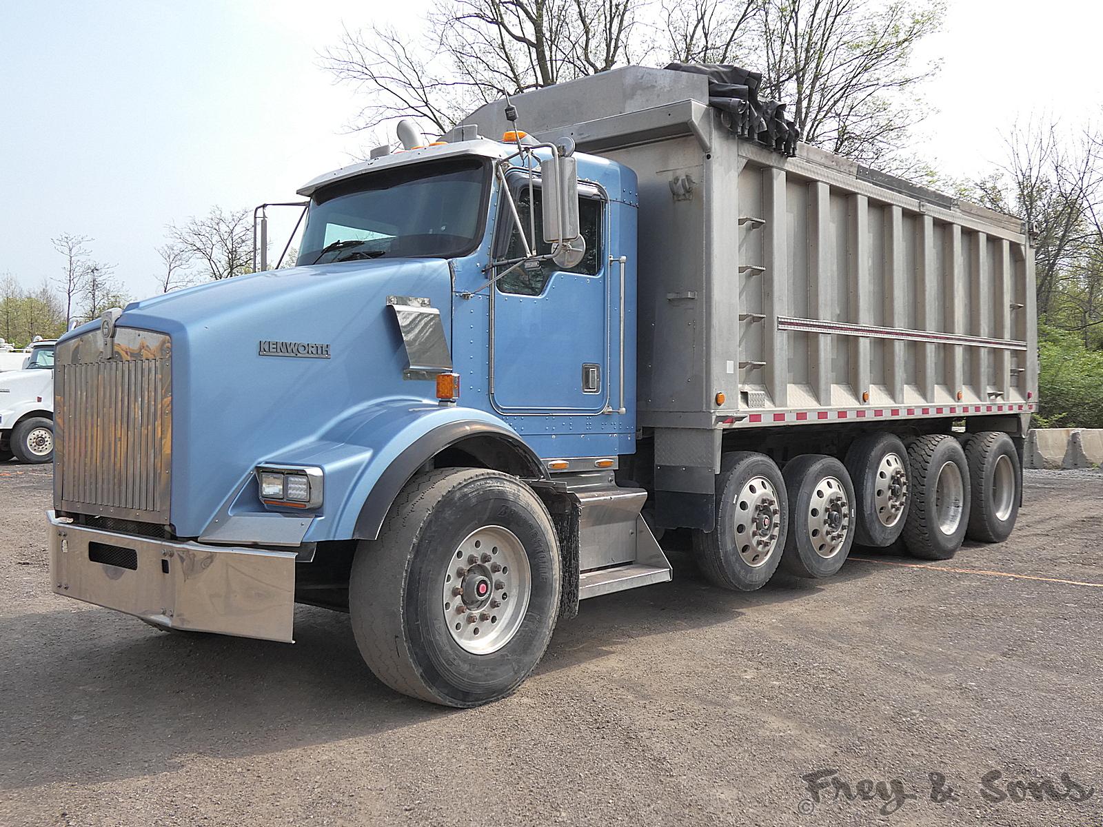 1999 Kenworth T800 5-Axle Dump Truck, SN:1NKDXUTX3XS833155, Cat 335, Fuller