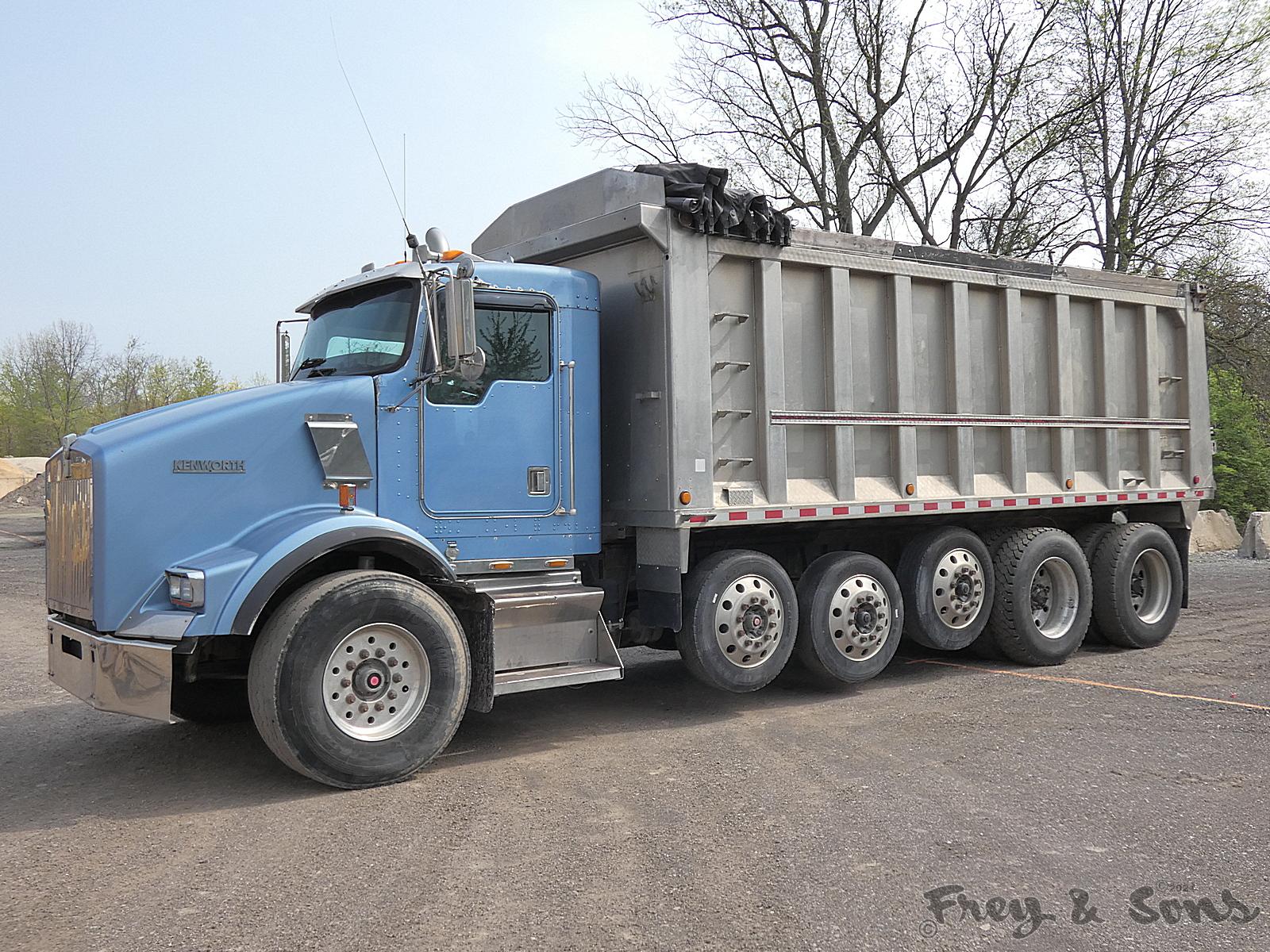 1999 Kenworth T800 5-Axle Dump Truck, SN:1NKDXUTX3XS833155, Cat 335, Fuller