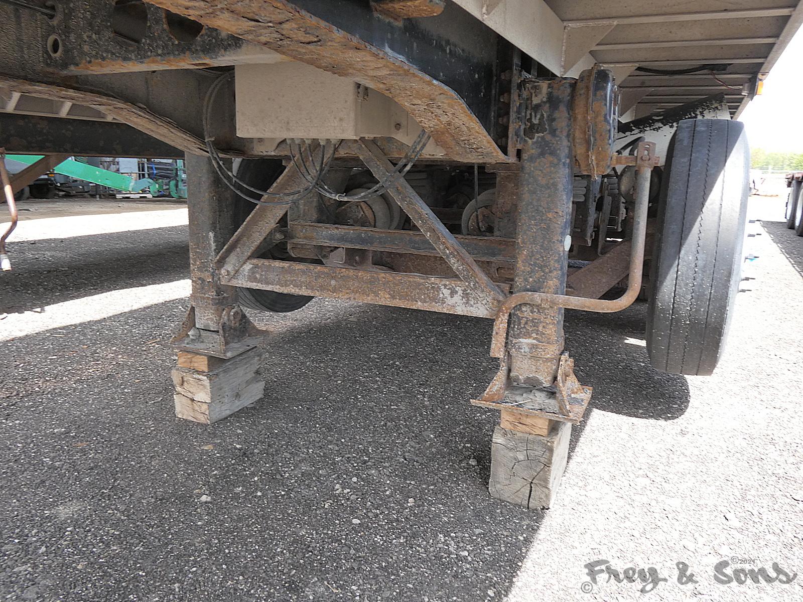 2001 J&J Aluminum Quad Axle Dump Trailer, SN:1S92A26261M006865