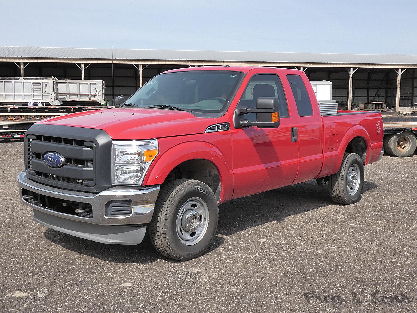 2015 Ford F250SD 4x4 Ext Cab Pickup, SN:1FT7X2B60FEC35047 (REBUILT TITLE),