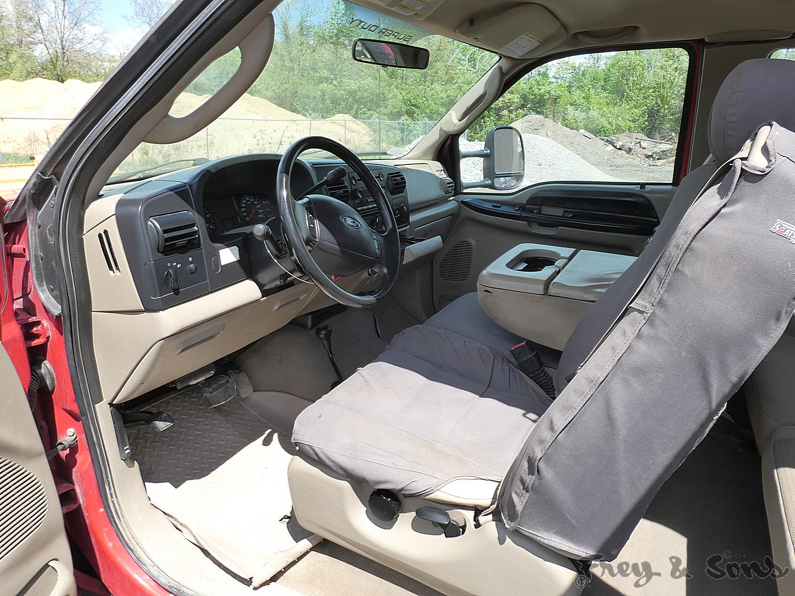 2006 Ford F350 4x4 Ext. Cab Flatbed Truck, SN:1FDWX37P66EB82501, Reman 6.0L