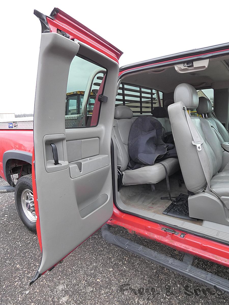 2005 GMC 2500HD 4x4  Ext. Cab Pickup, SN:1GTHK29245E339920, Duramax Diesel,