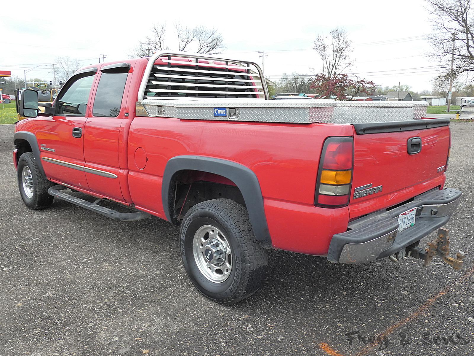 2005 GMC 2500HD 4x4  Ext. Cab Pickup, SN:1GTHK29245E339920, Duramax Diesel,