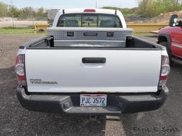 2009 Toyota Tacoma Pickup, SN:5TENX22N09Z639580, 285,258 miles.