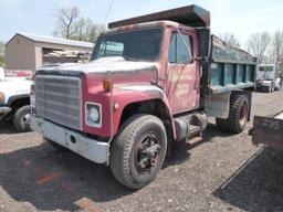 1987 International 1754 S/A Dump Truck, SN:1HTLCCFM3HH478039, DT466, 5x2 Sp