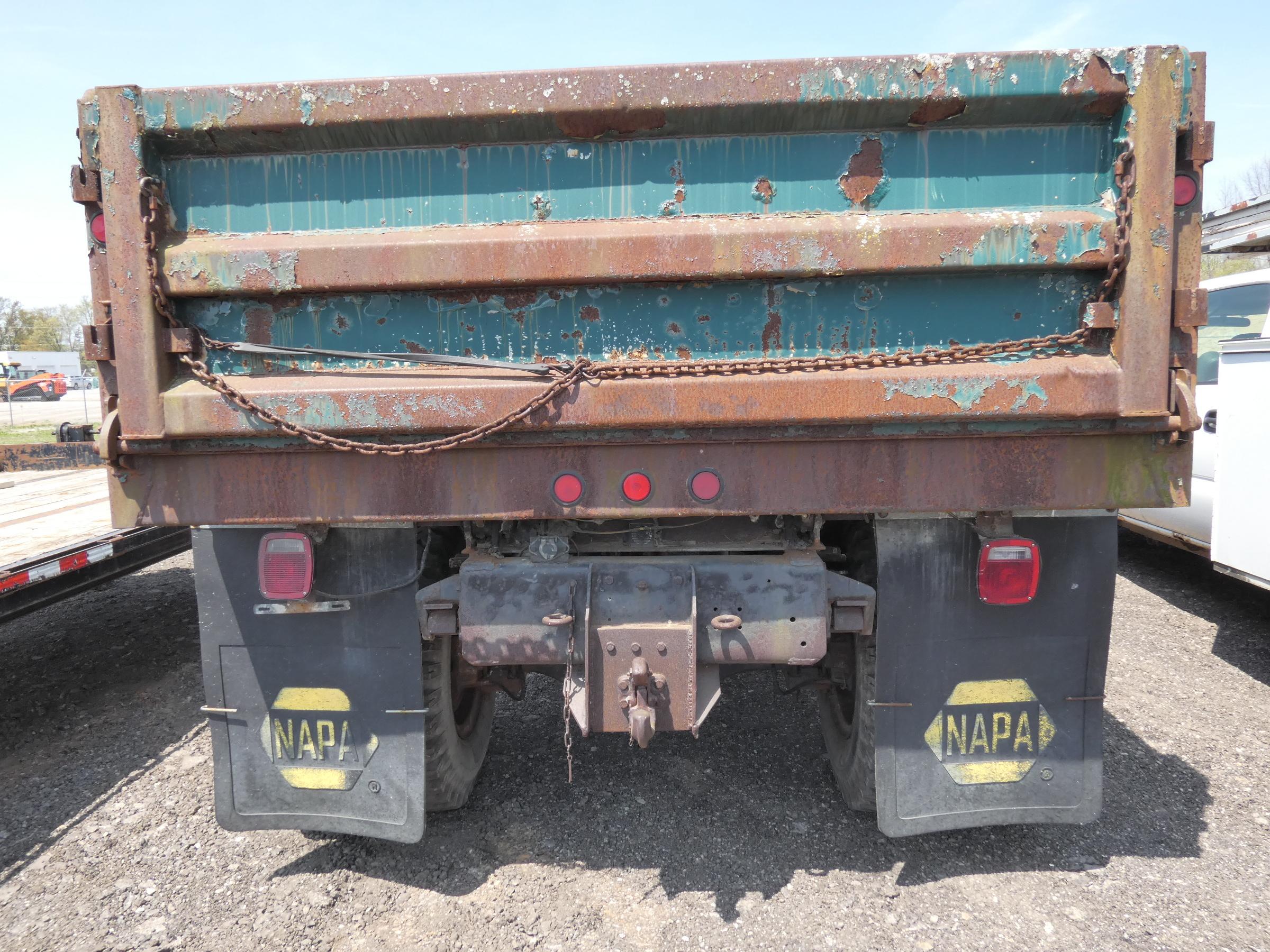 1987 International 1754 S/A Dump Truck, SN:1HTLCCFM3HH478039, DT466, 5x2 Sp