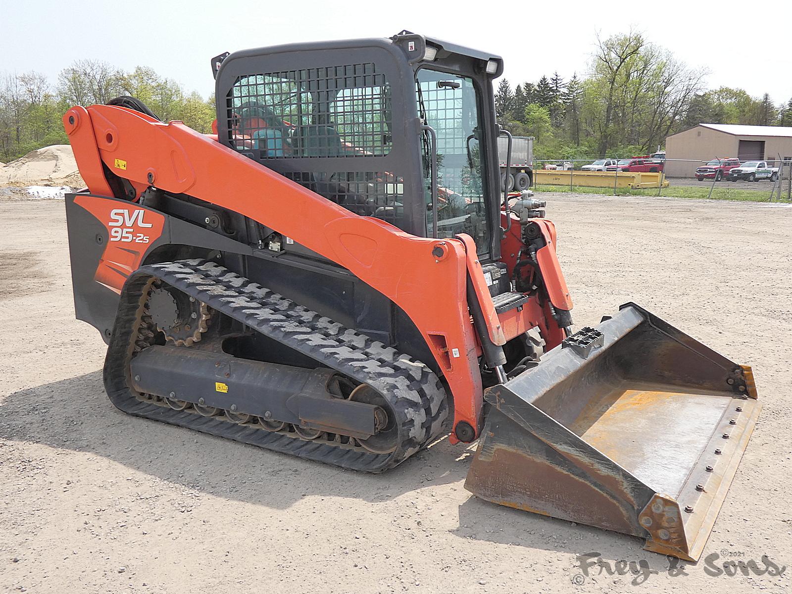 2020 Kubota SVL95-25 Compact Track Loader, SN:KBC2063CCL1A49978, Cab, Hiflo