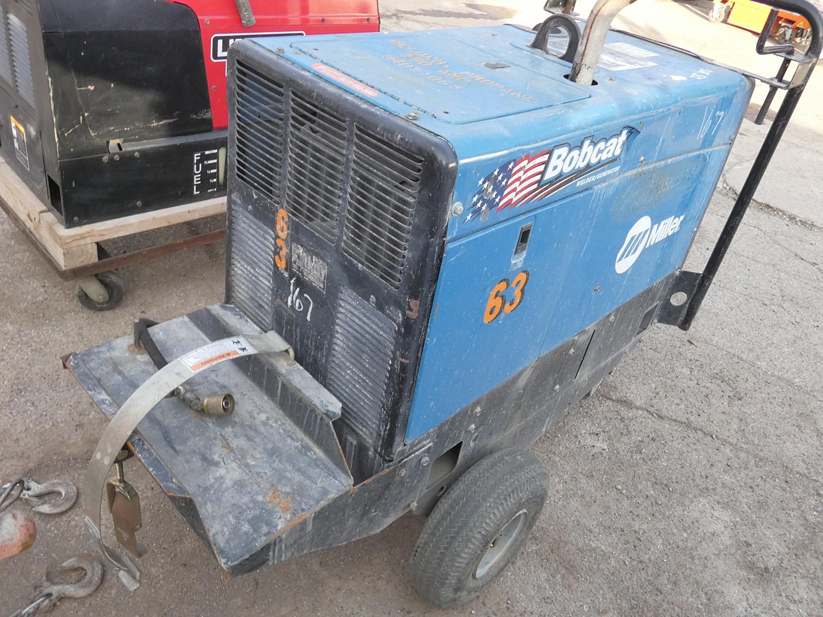 2011 Miller Bobcat 250 Portable Welder, SN:MB390041H, LPG, 1840.2 hrs.